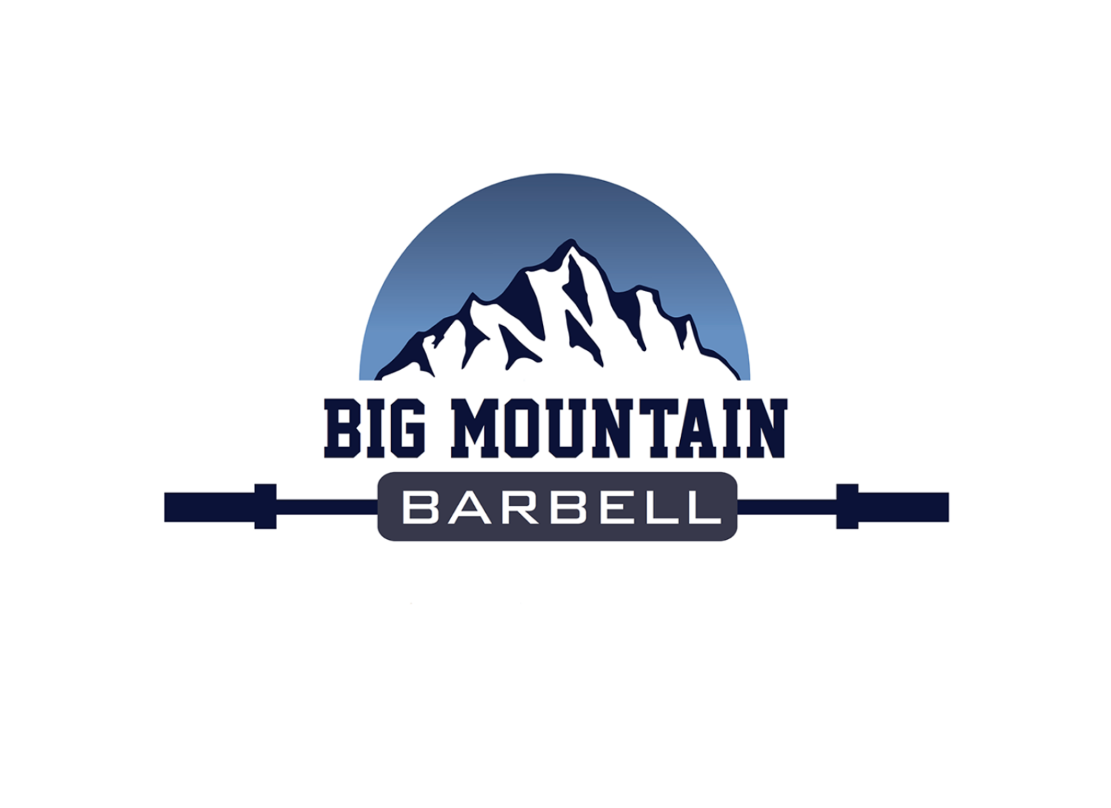 Big Mountain Barbell Logo - Designed by James Hooper
